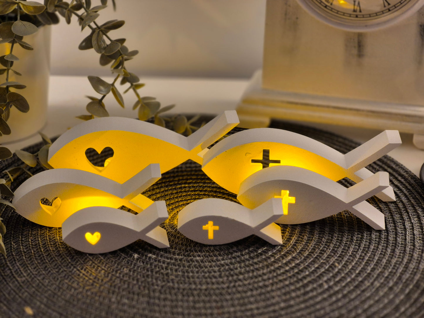 Silikonformen Fische Konfirmation, Kommunion für Ballonlicht