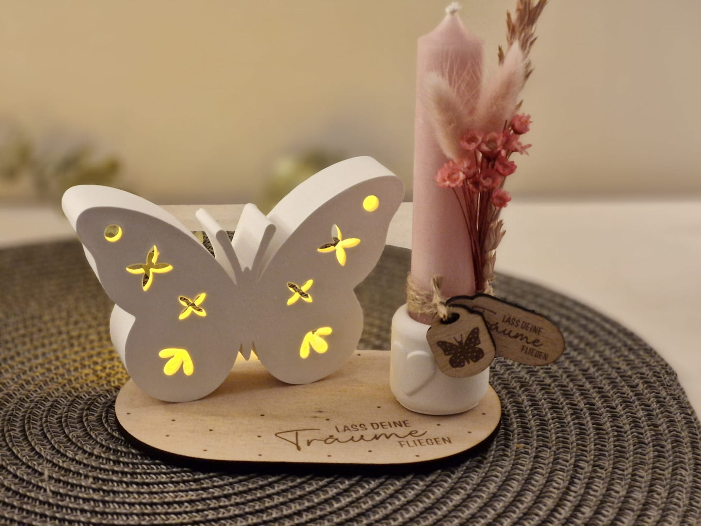 Silikonform Schmetterling für Ballonlicht