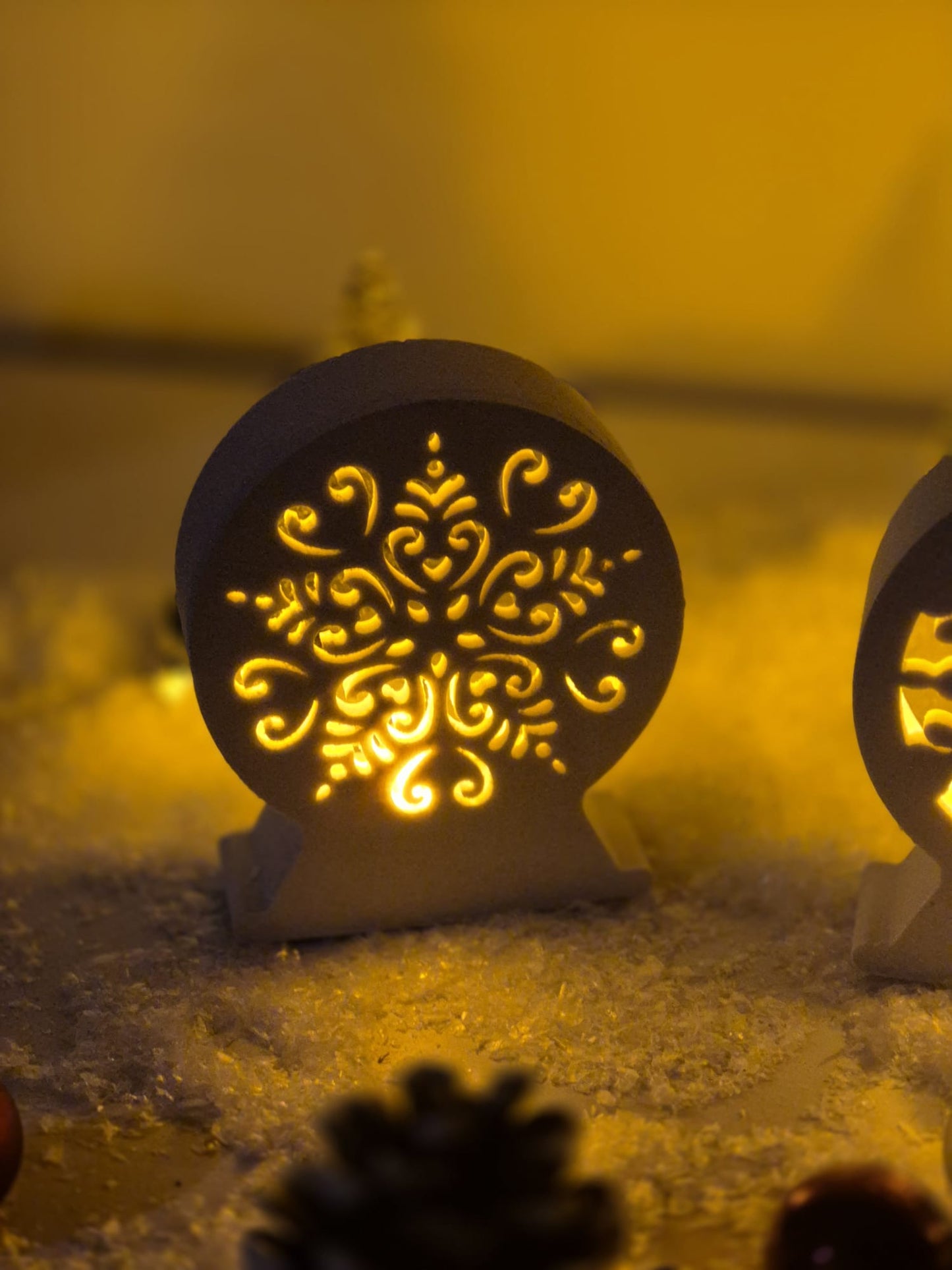Silikonformen Schneekugeln für Ballonlichter