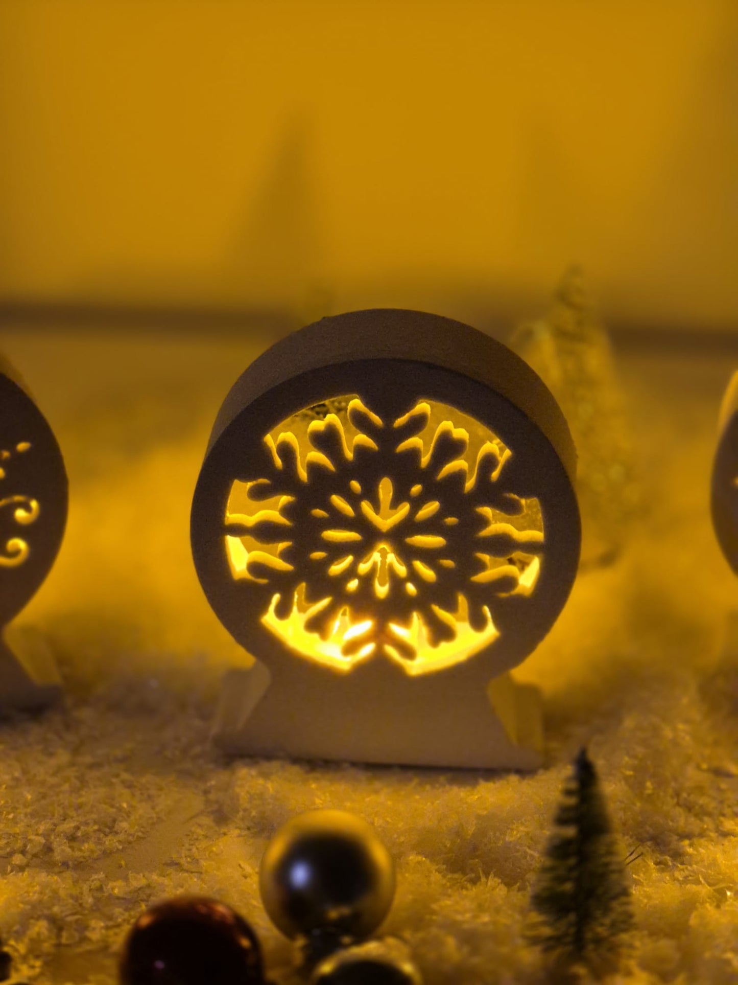 Silikonformen Schneekugeln für Ballonlichter