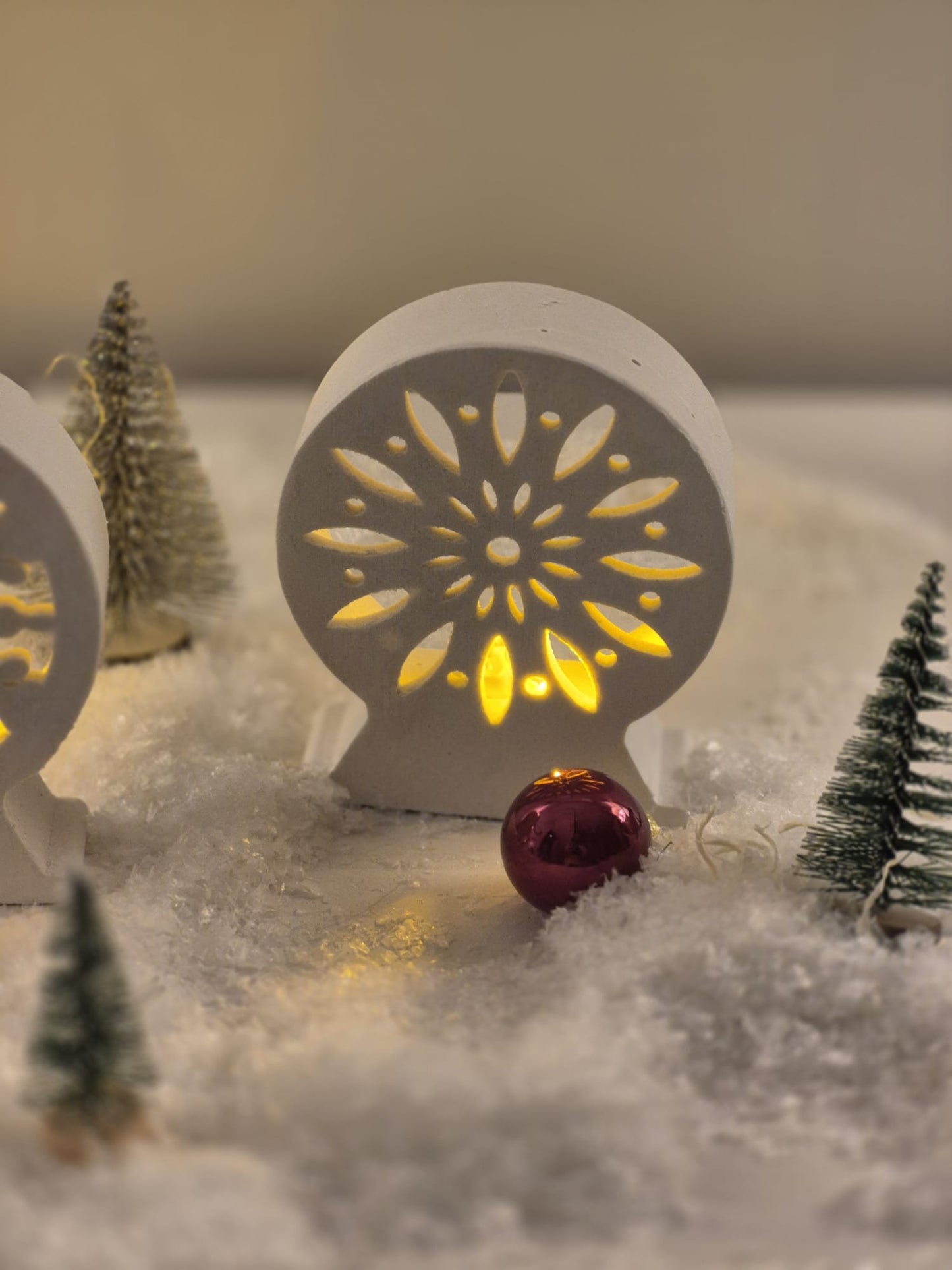 Silikonformen Schneekugeln für Ballonlichter