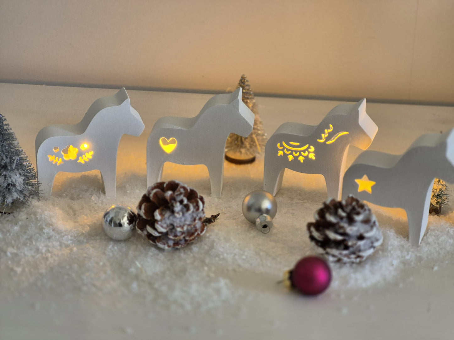 Silikonformen Dalapferde für Ballonlichter