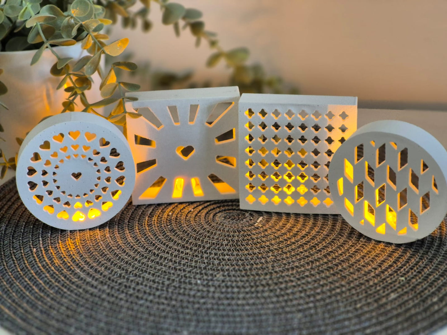 Silikonform Kachelform LOVEparade und 70er Tapete