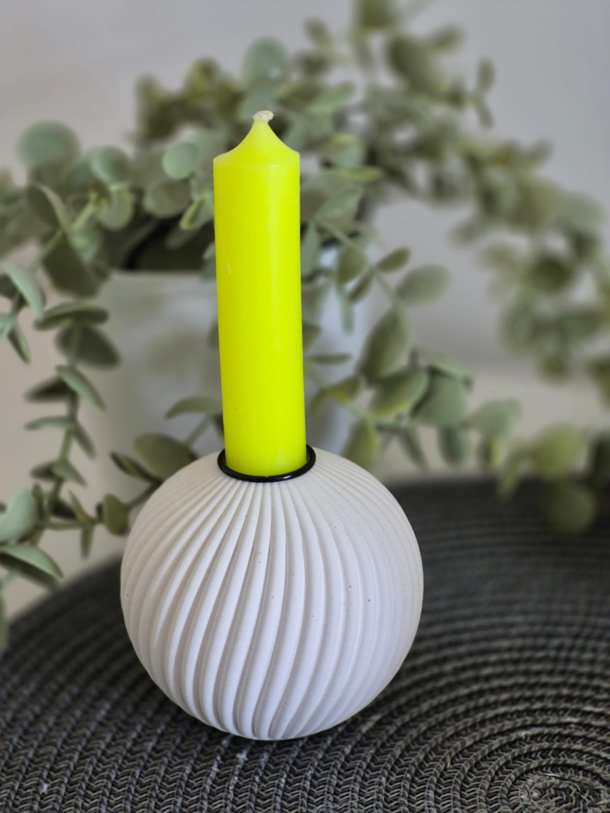 Silikonform Kerzenhalter Kugel