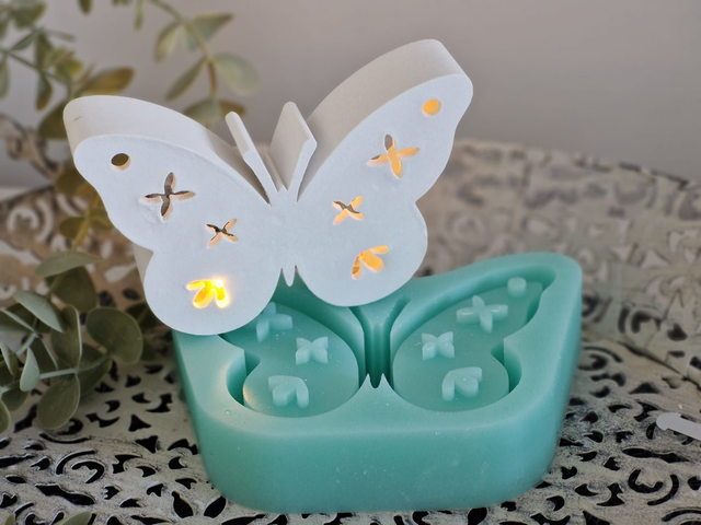 Silikonform Schmetterling für Ballonlicht