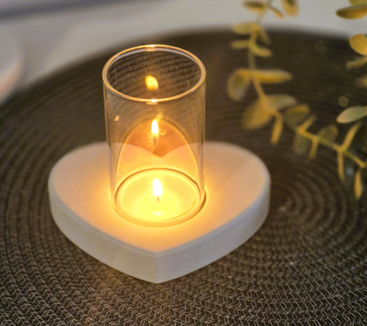 Herzteller klein für Teelicht und Windlichtglas