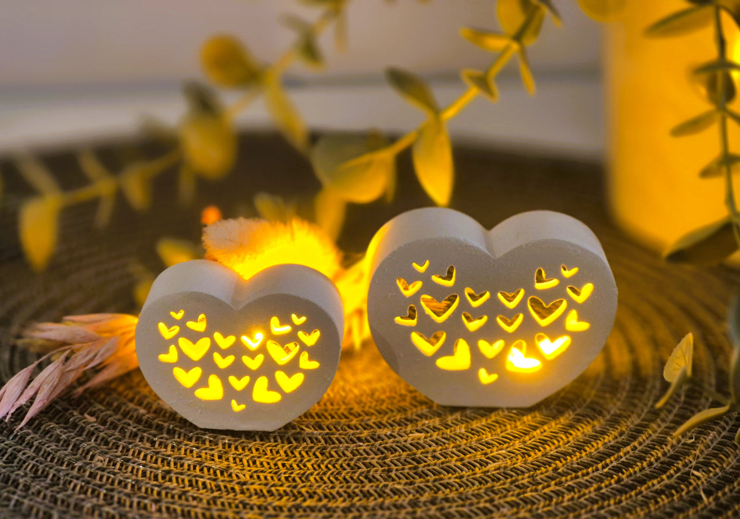 Silikonformen Lichtherzen für Ballonlichter verschiedene Varianten