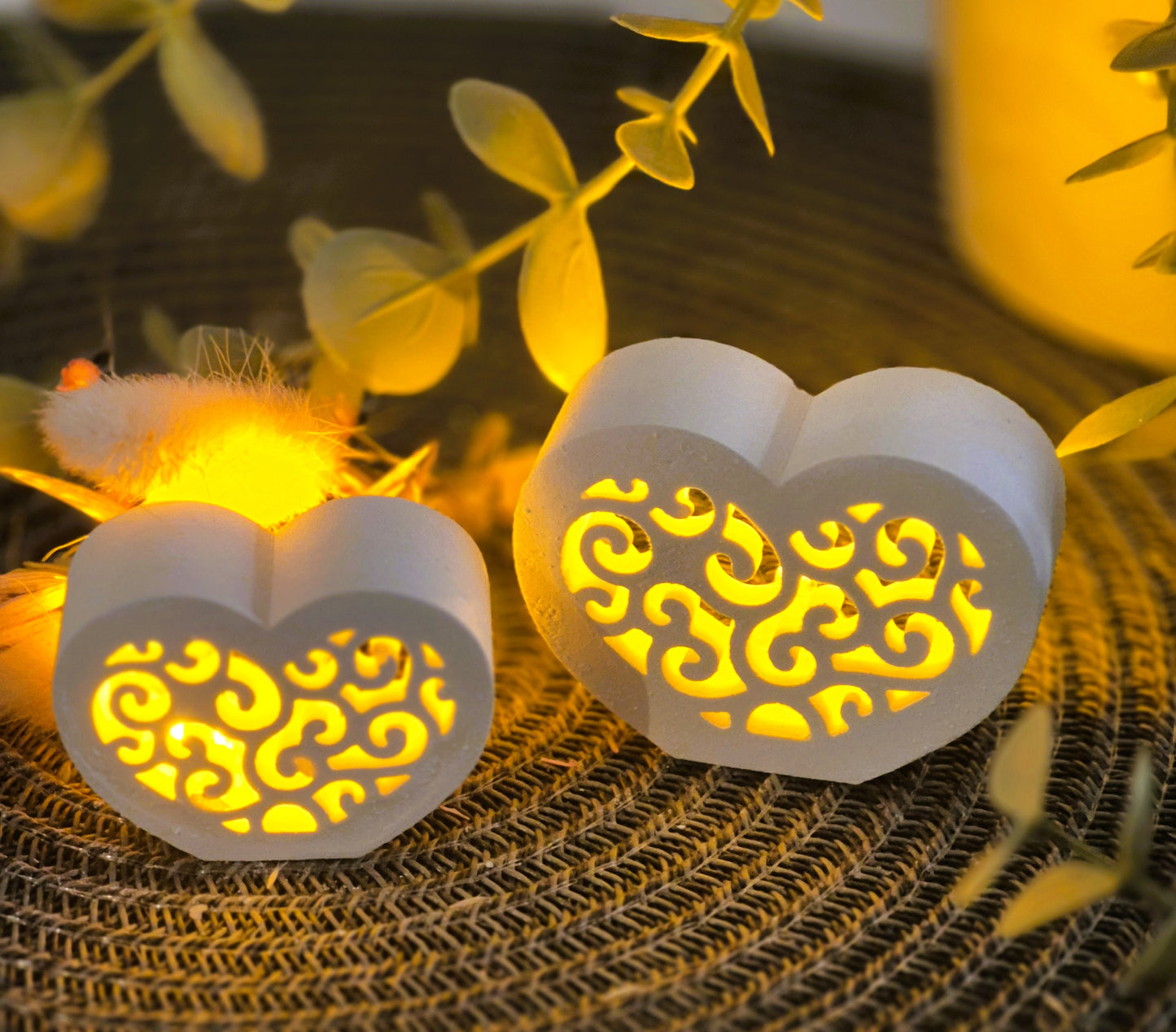 Silikonformen Lichtherzen für Ballonlichter verschiedene Varianten