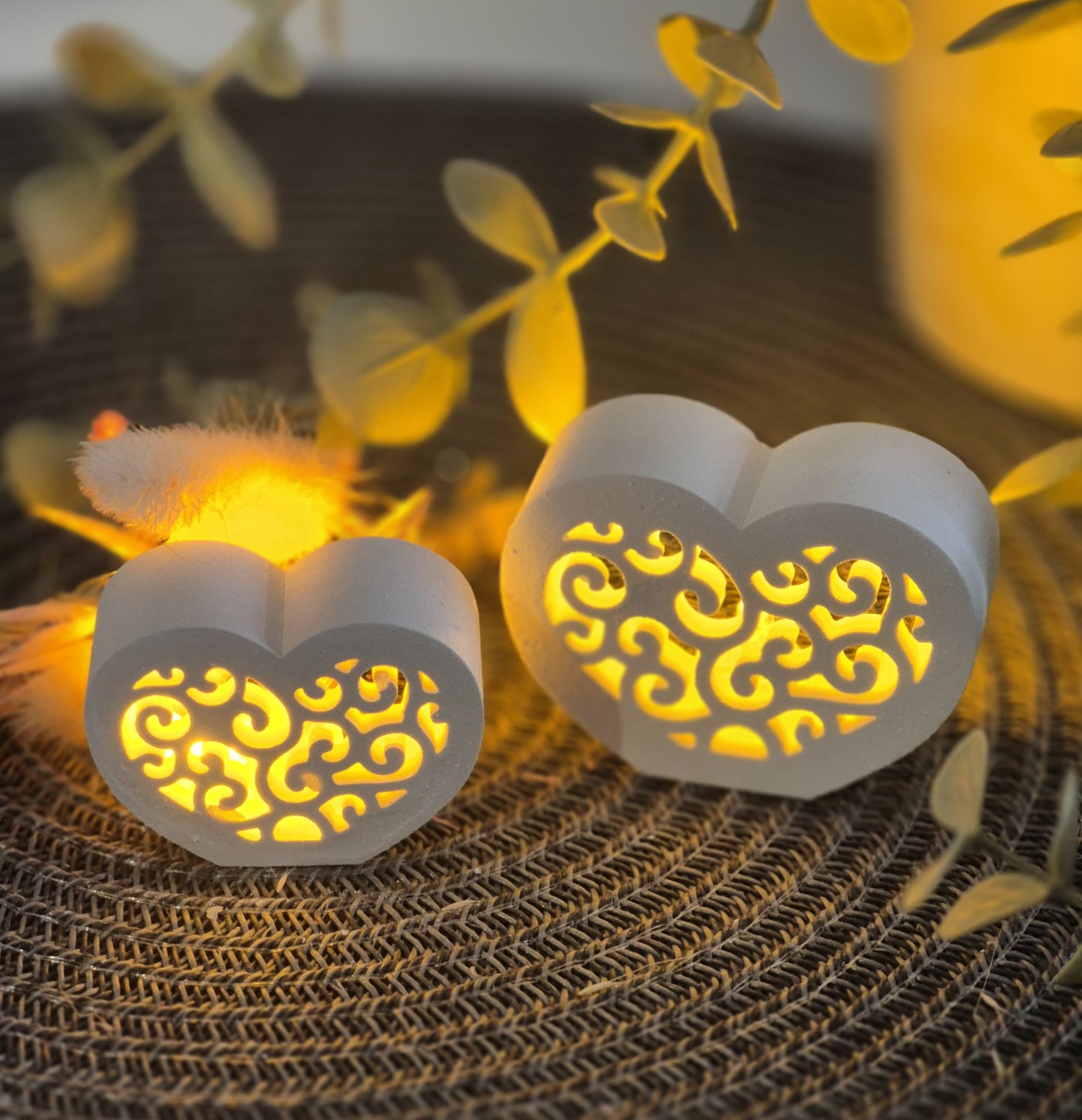 Silikonformen Lichtherzen für Ballonlichter verschiedene Varianten