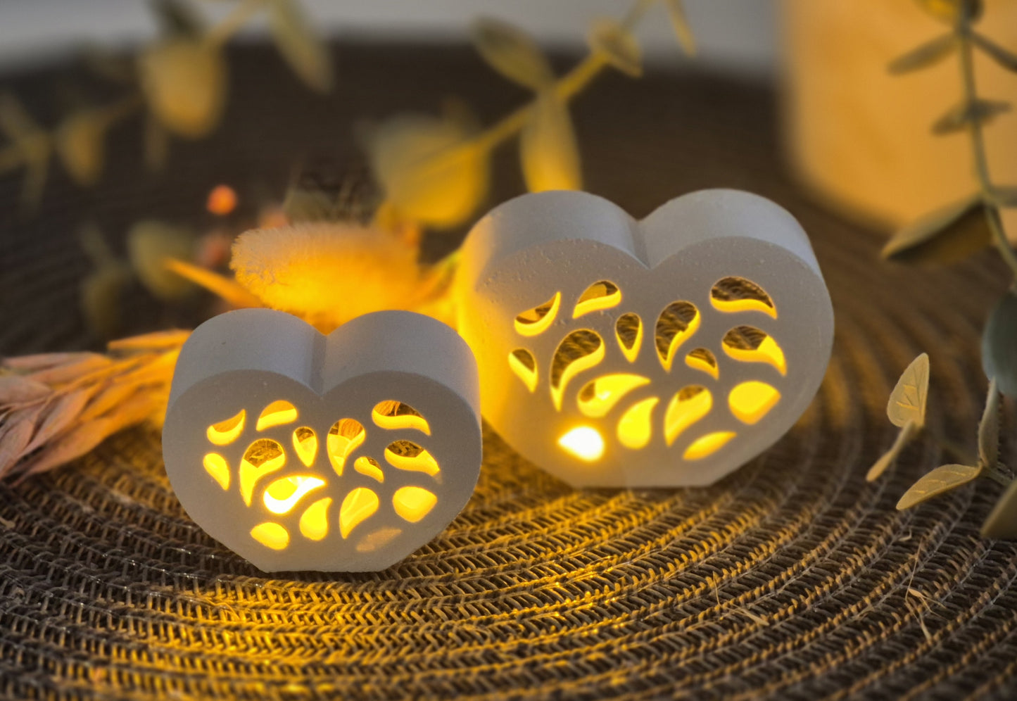 Silikonformen Lichtherzen für Ballonlichter verschiedene Varianten