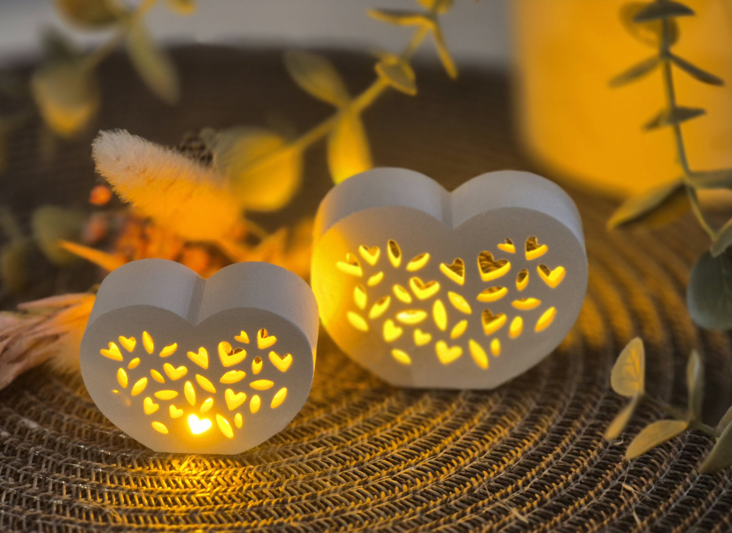 Silikonformen Lichtherzen für Ballonlichter verschiedene Varianten