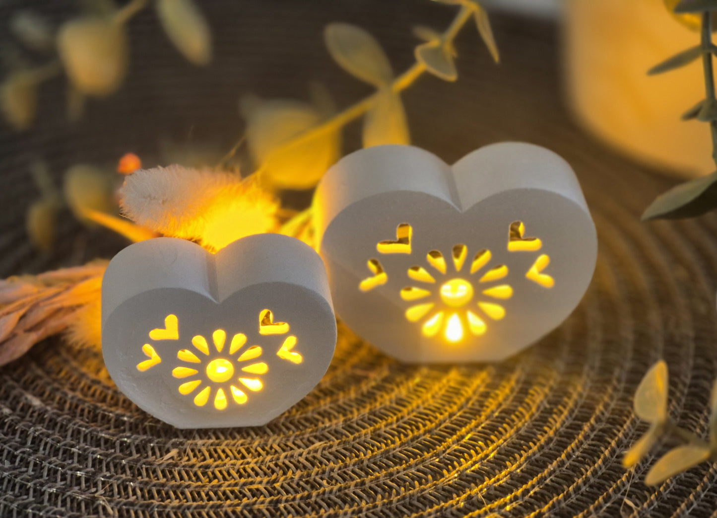 Silikonformen Lichtherzen für Ballonlichter verschiedene Varianten