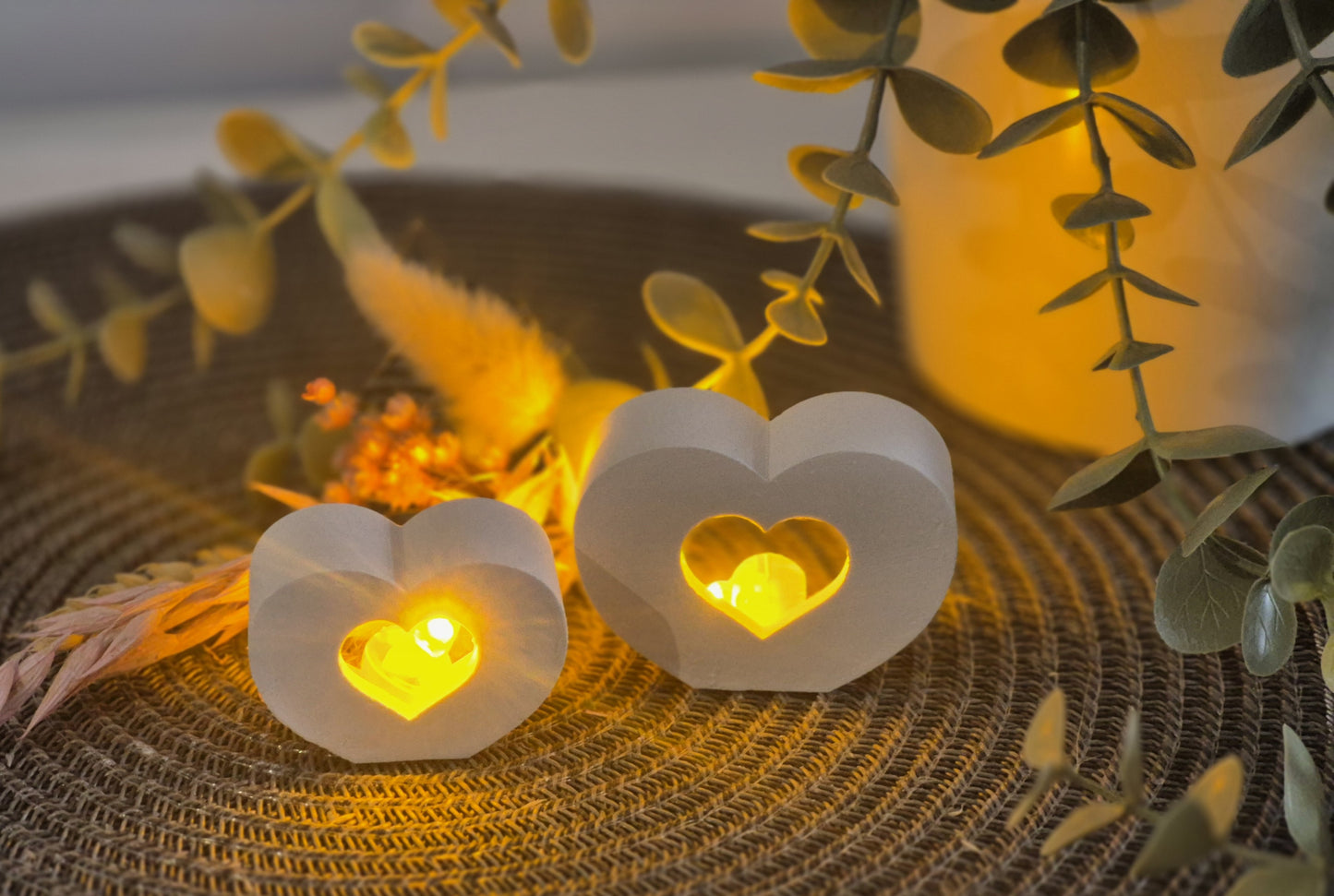 Silikonformen Lichtherzen für Ballonlichter verschiedene Varianten
