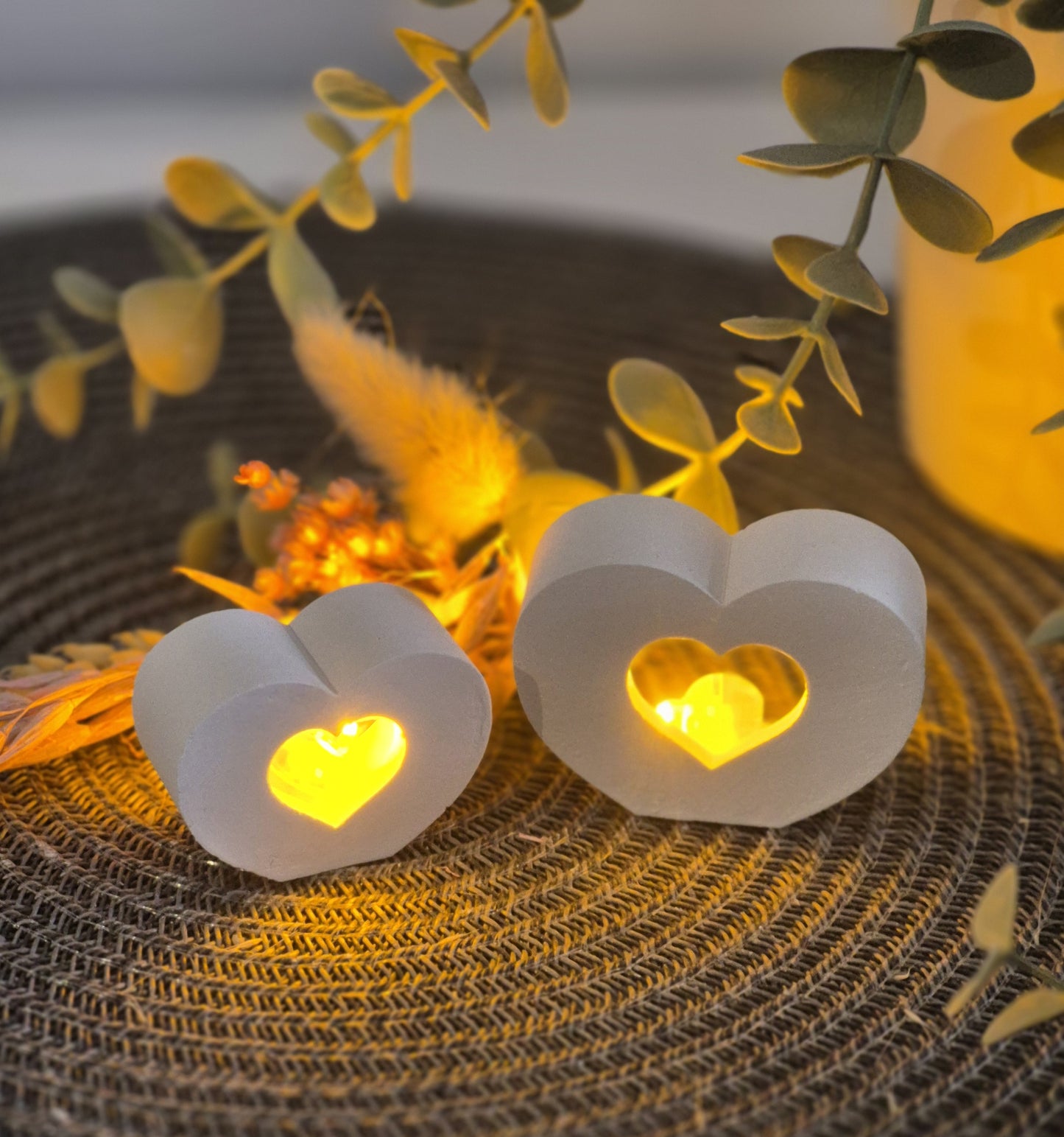 Silikonformen Lichtherzen für Ballonlichter verschiedene Varianten