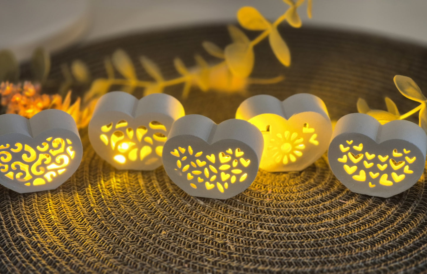 Silikonformen Lichtherzen für Ballonlichter verschiedene Varianten