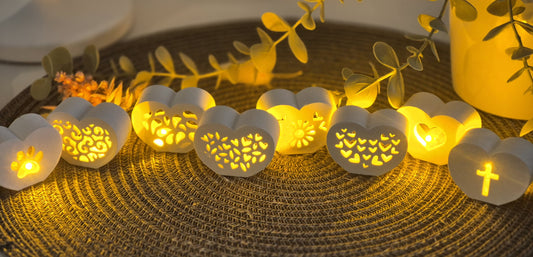 Silikonformen Lichtherzen für Ballonlichter verschiedene Varianten