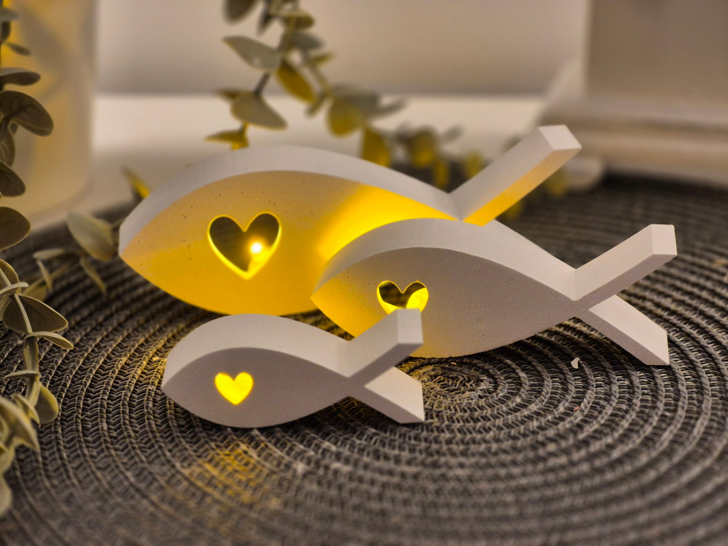 Silikonformen Fische Konfirmation, Kommunion für Ballonlicht