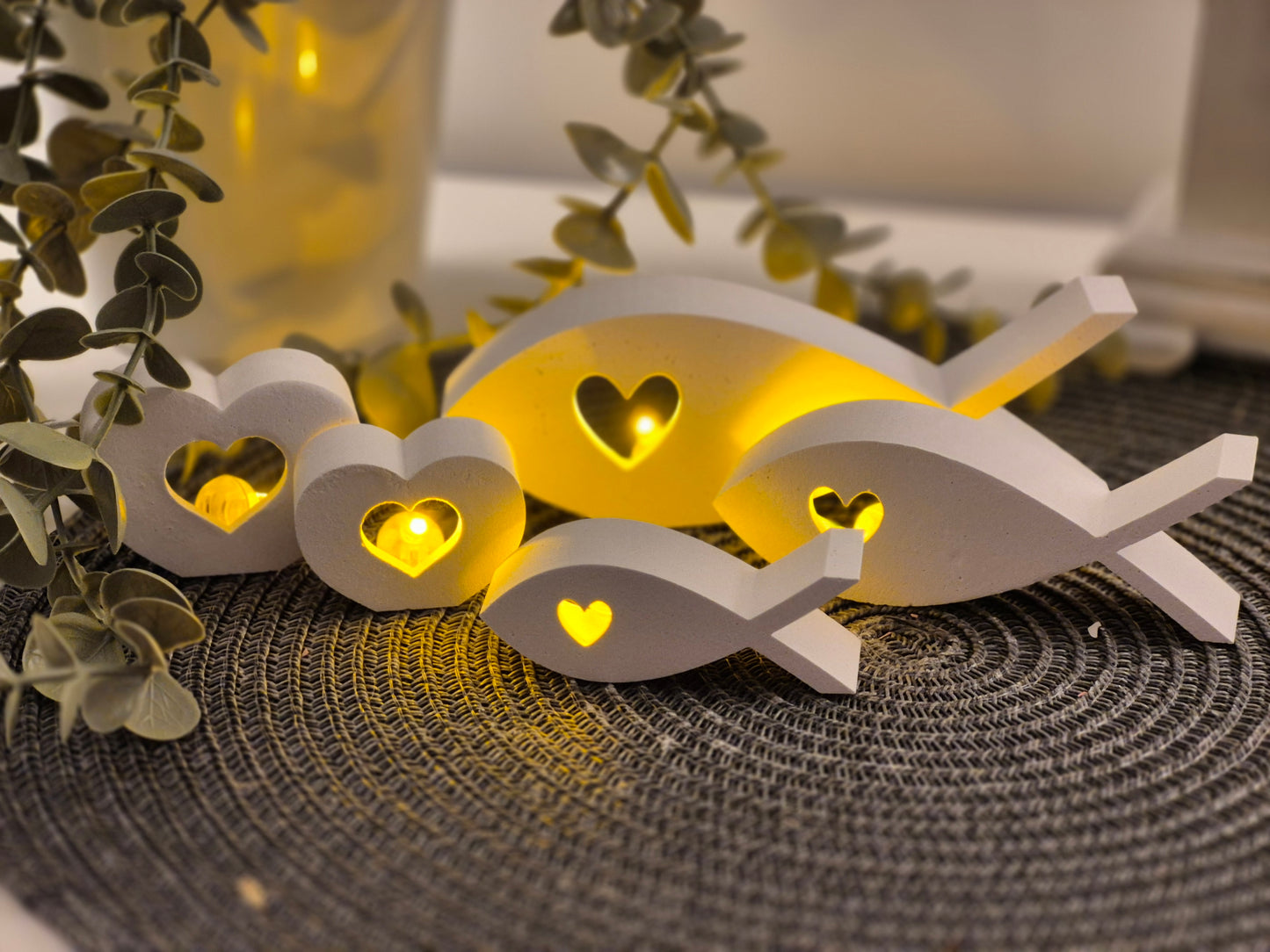 Silikonformen Fische Konfirmation, Kommunion für Ballonlicht