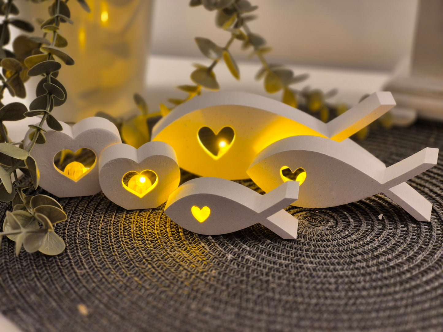 Silikonformen Fische Konfirmation, Kommunion für Ballonlicht