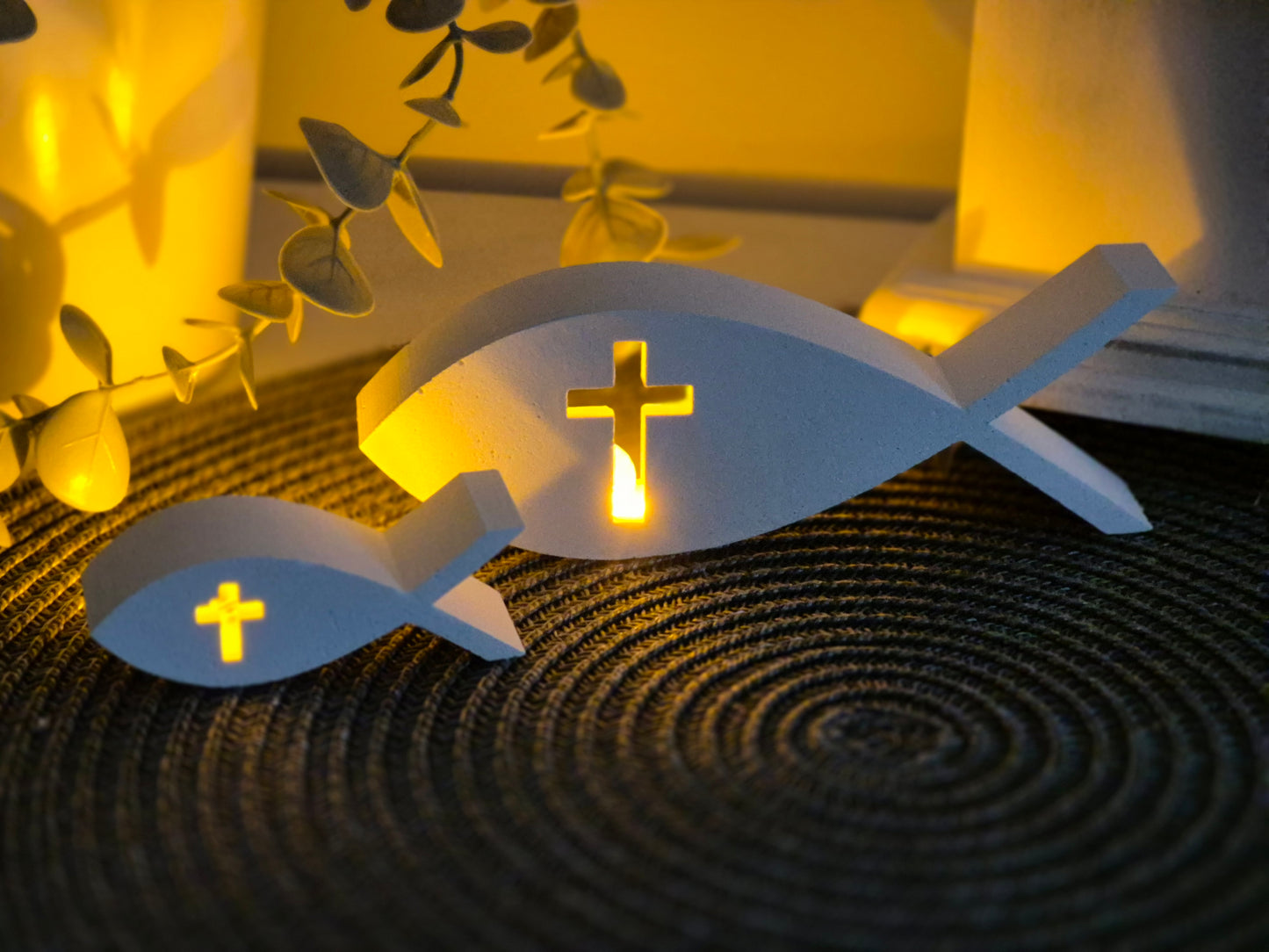 Silikonformen Fische Konfirmation, Kommunion für Ballonlicht