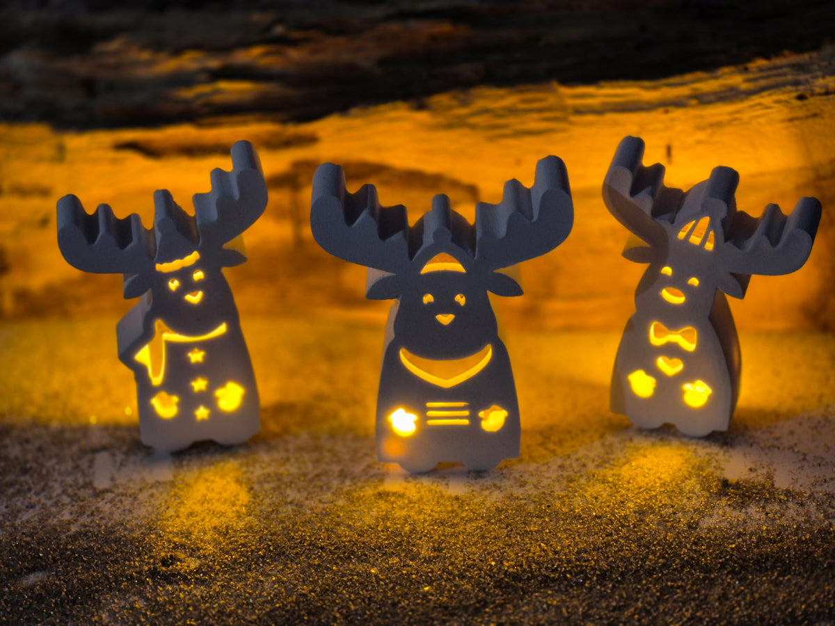Silikonformen Weihnachtselche für Ballonlichter