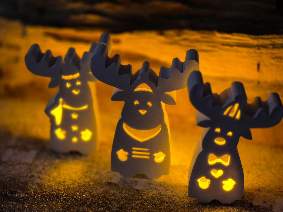 Silikonformen Weihnachtselche für Ballonlichter