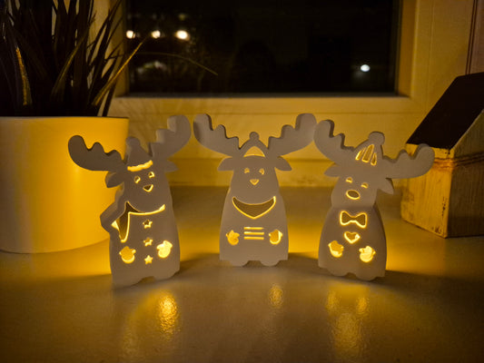 Silikonformen Weihnachtselche für Ballonlichter