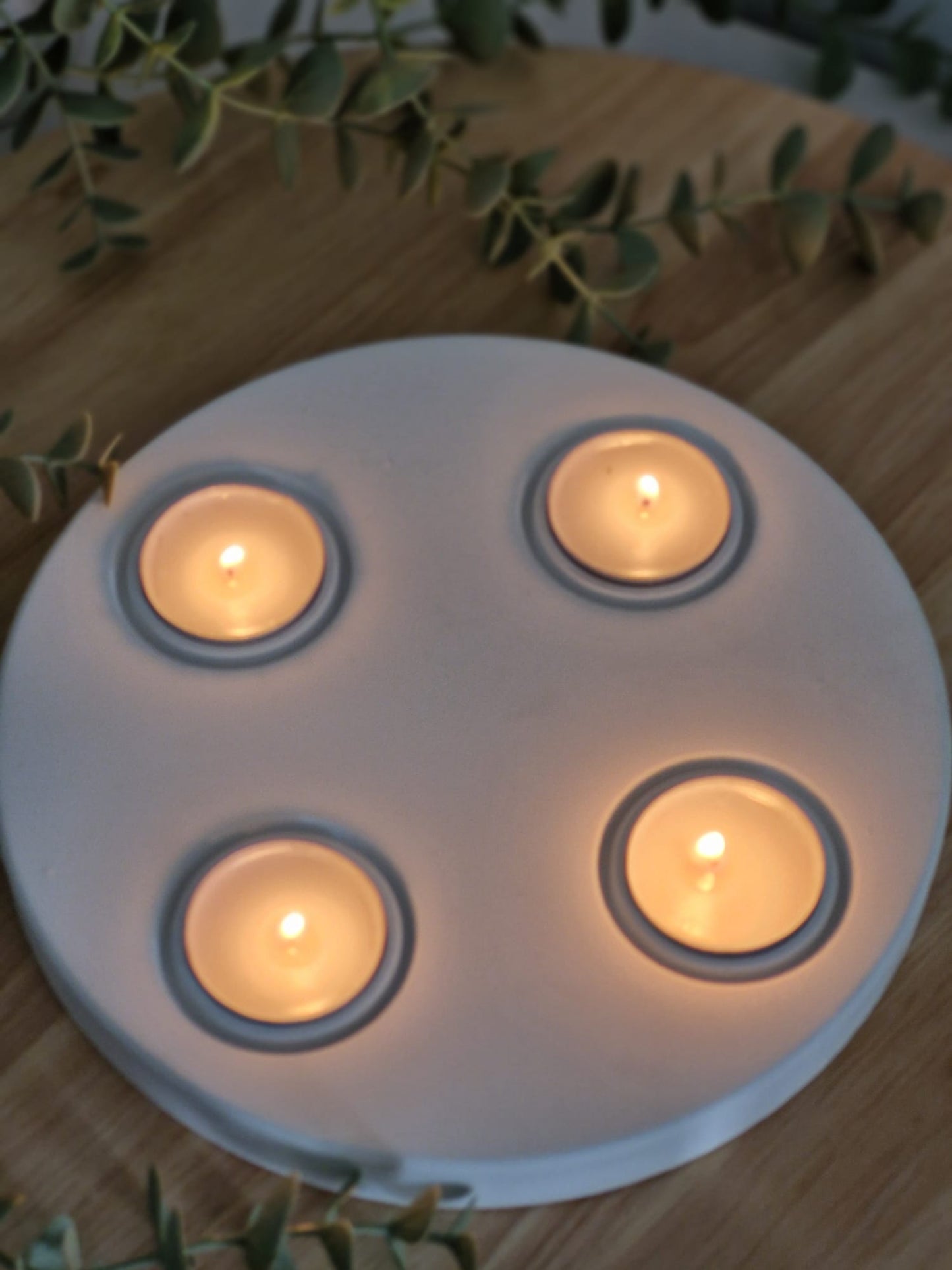 Windlichtteller Advent