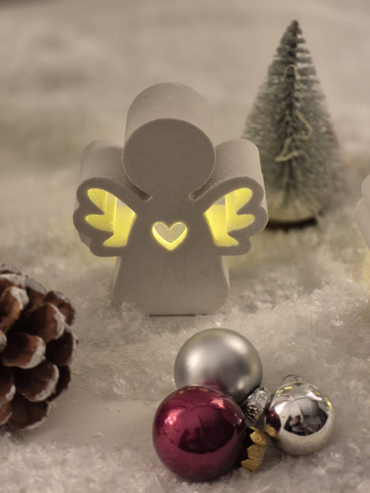 MINI Engel Herz Silikonform für Ballonlicht