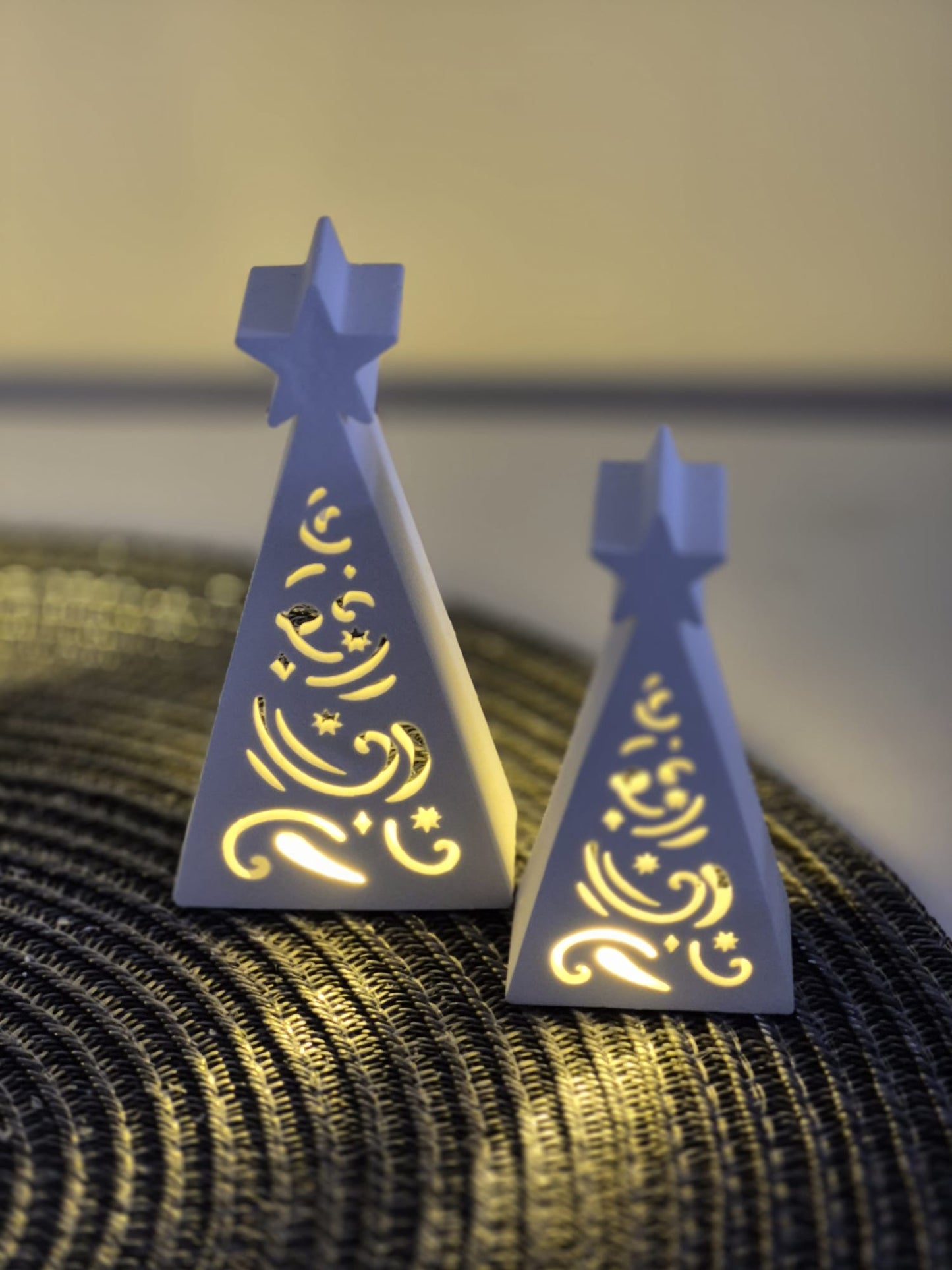 Silikonformen Tannenbäume für Ballonlichter