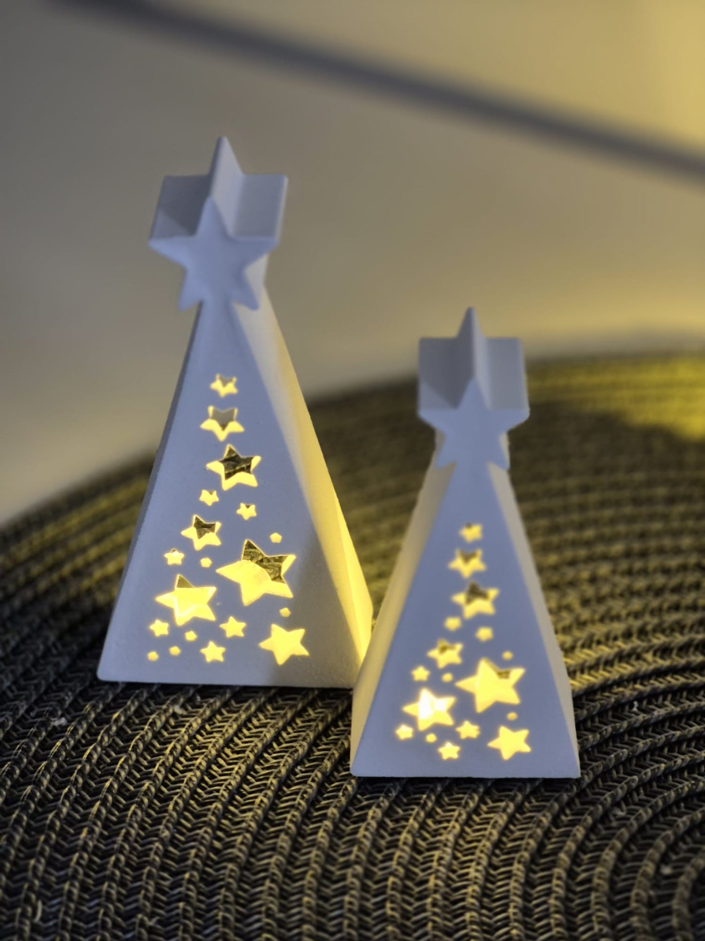 Silikonformen Tannenbäume für Ballonlichter