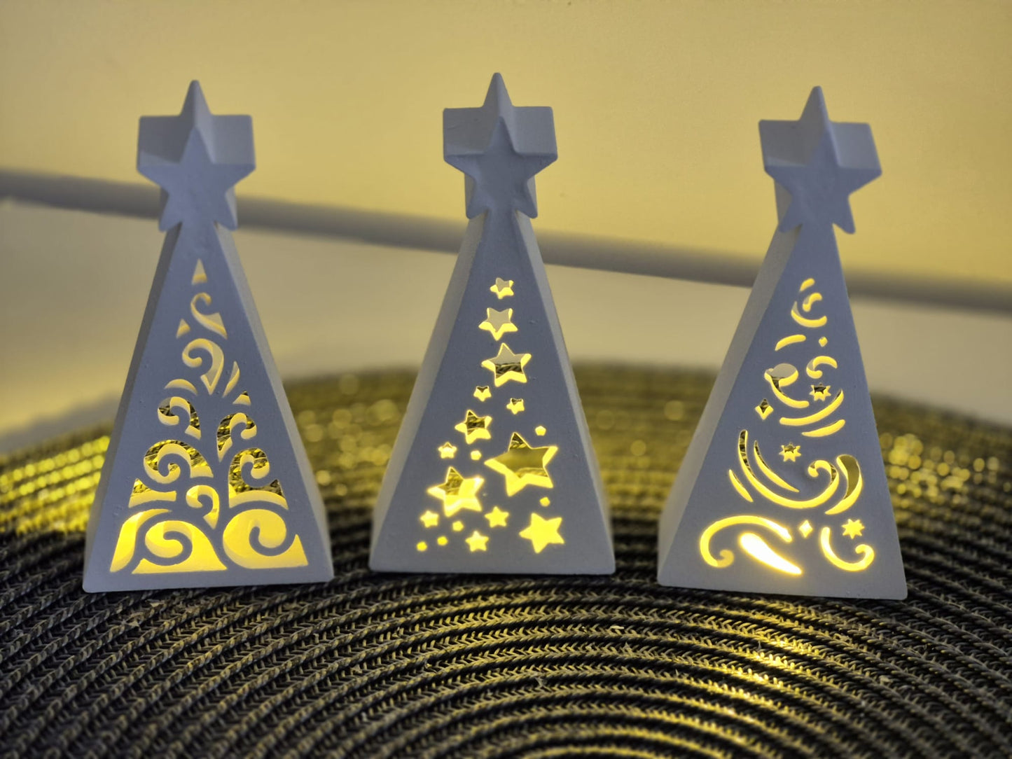 Silikonformen Tannenbäume für Ballonlichter