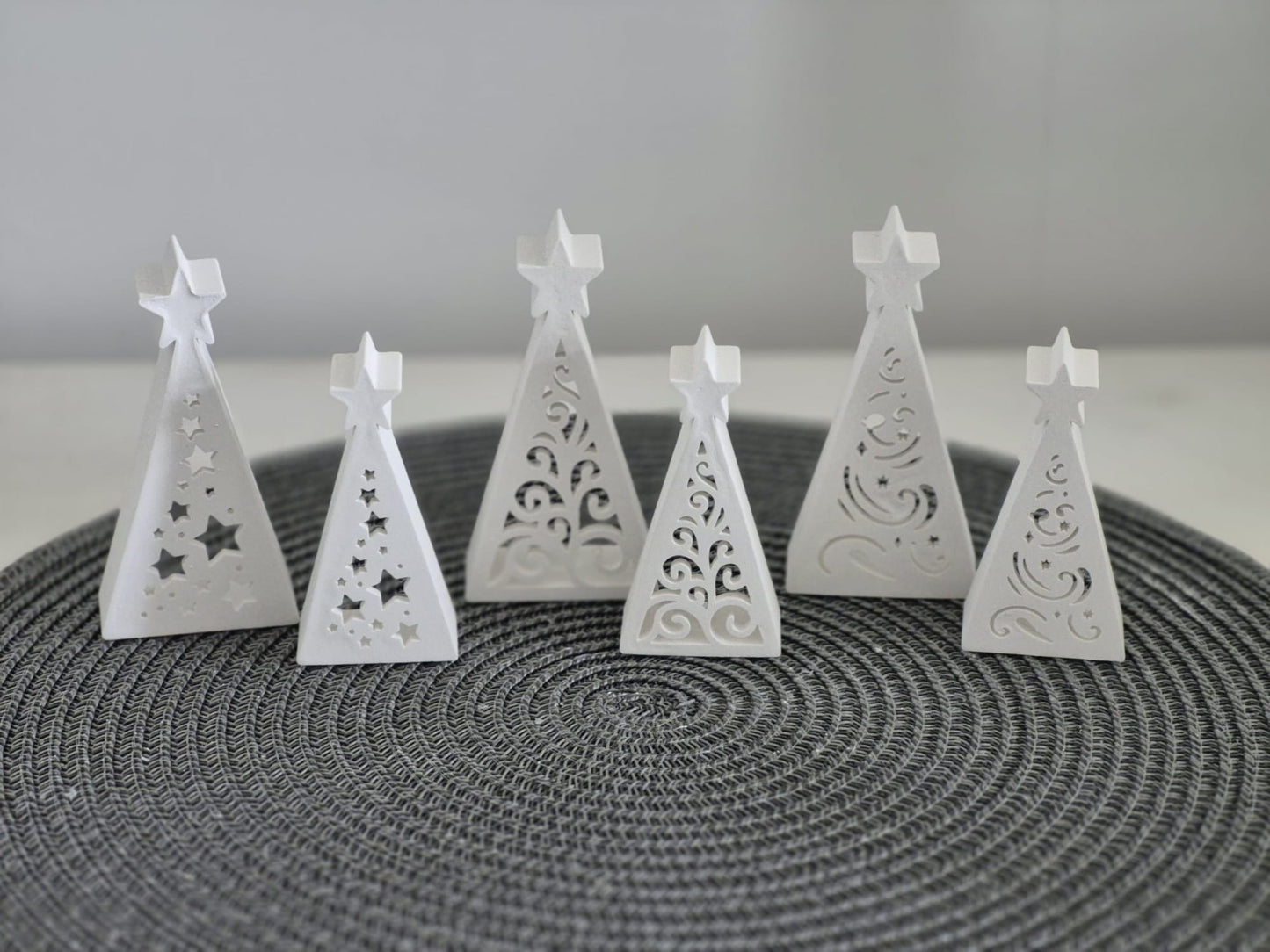 Silikonformen Tannenbäume für Ballonlichter