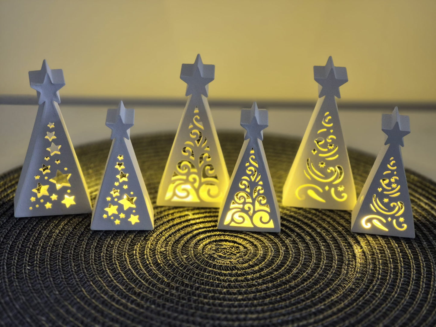 Silikonformen Tannenbäume für Ballonlichter