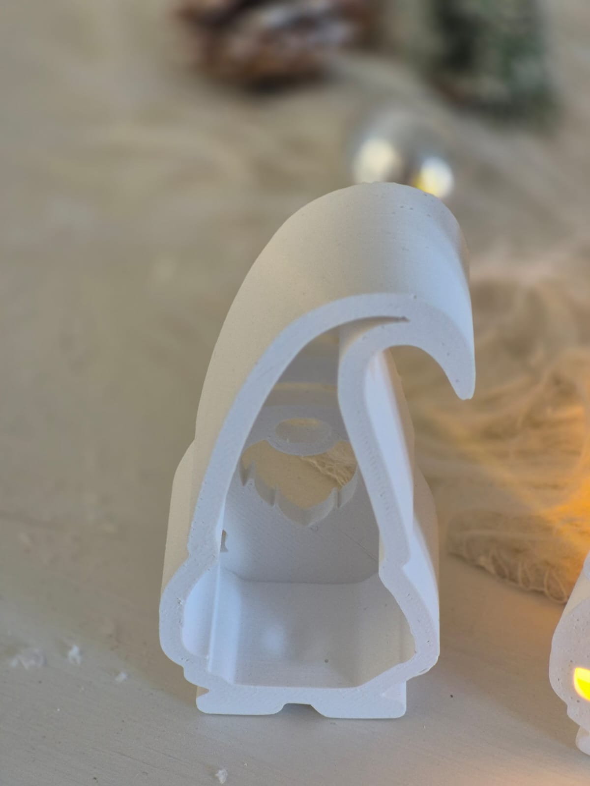 Silikonform Weihnachtswichtel für Ballonlicht