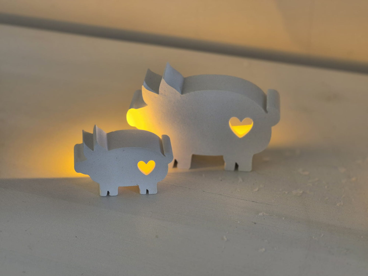 Silikonformen für Silvesterschweinchen für Ballonlichter