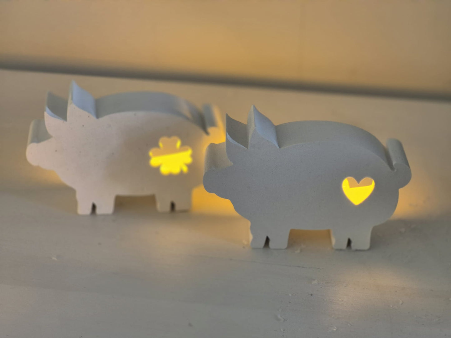 Silikonformen für Silvesterschweinchen für Ballonlichter