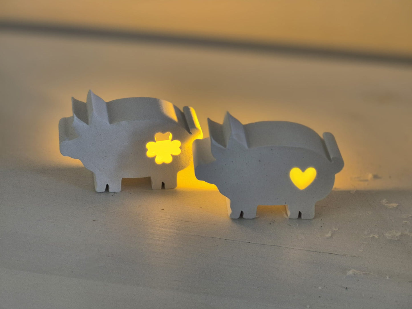 Silikonformen für Silvesterschweinchen für Ballonlichter