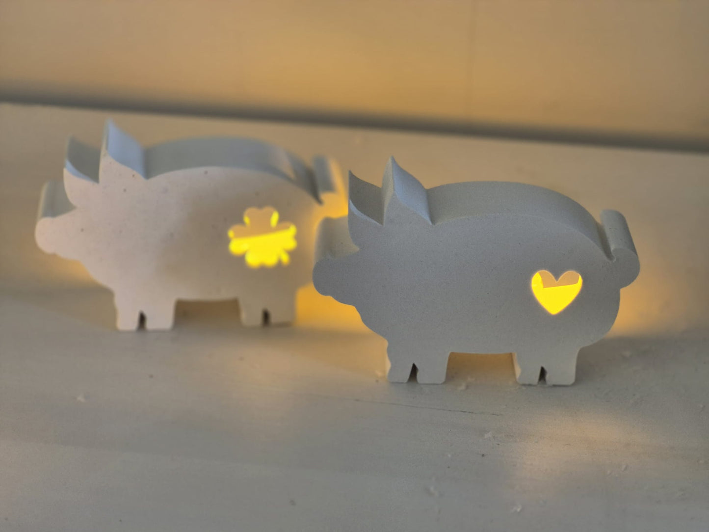 Silikonformen für Silvesterschweinchen für Ballonlichter