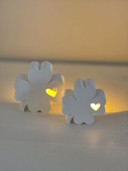 Silikonformen Kleeblatt Silvester für Ballonlichter