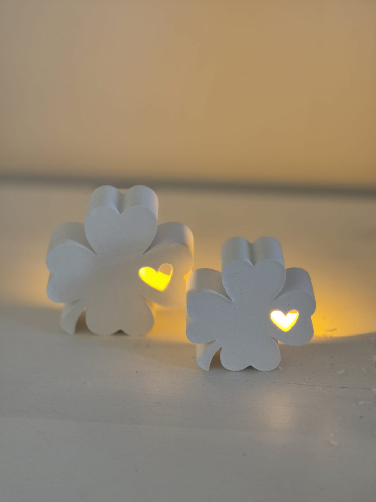 Silikonformen Kleeblatt Silvester für Ballonlichter