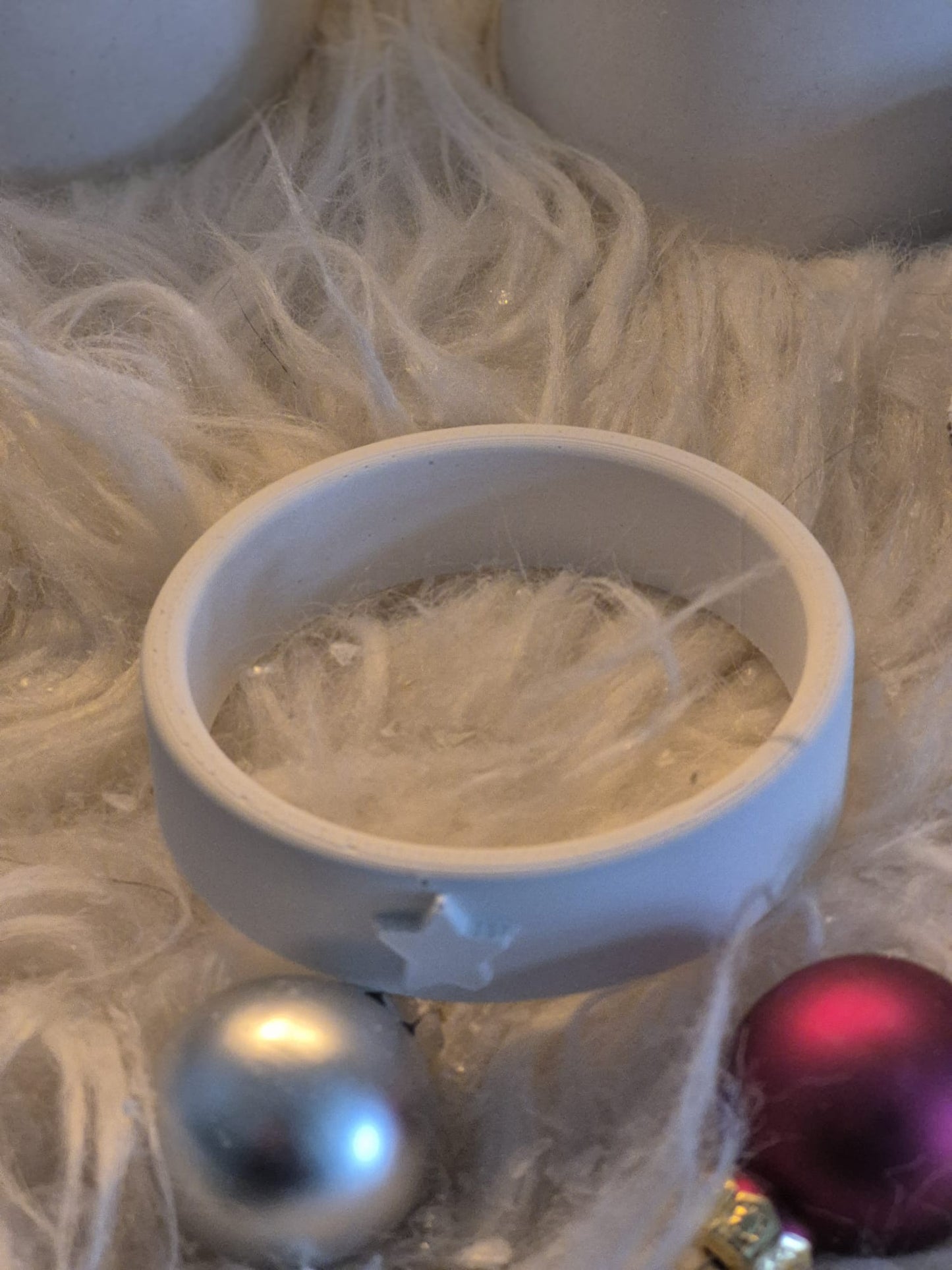 Silikonform Engel Kerzenhalter für Stab- und Teelichter mit Windlichtglasfunktion