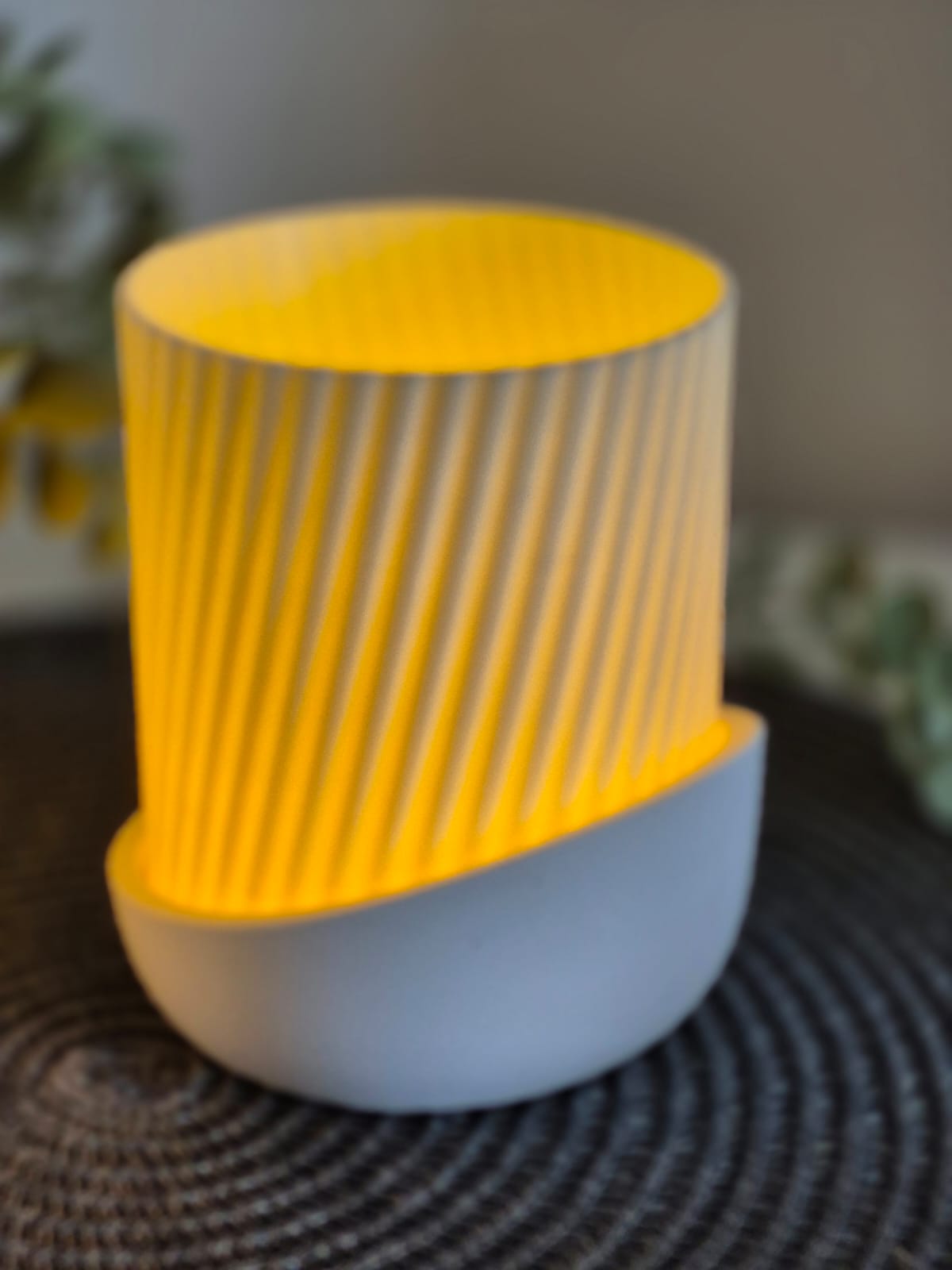 3D Druckdateien Windlicht - passt für "Schiefes Ding" Rille + Fuzzy