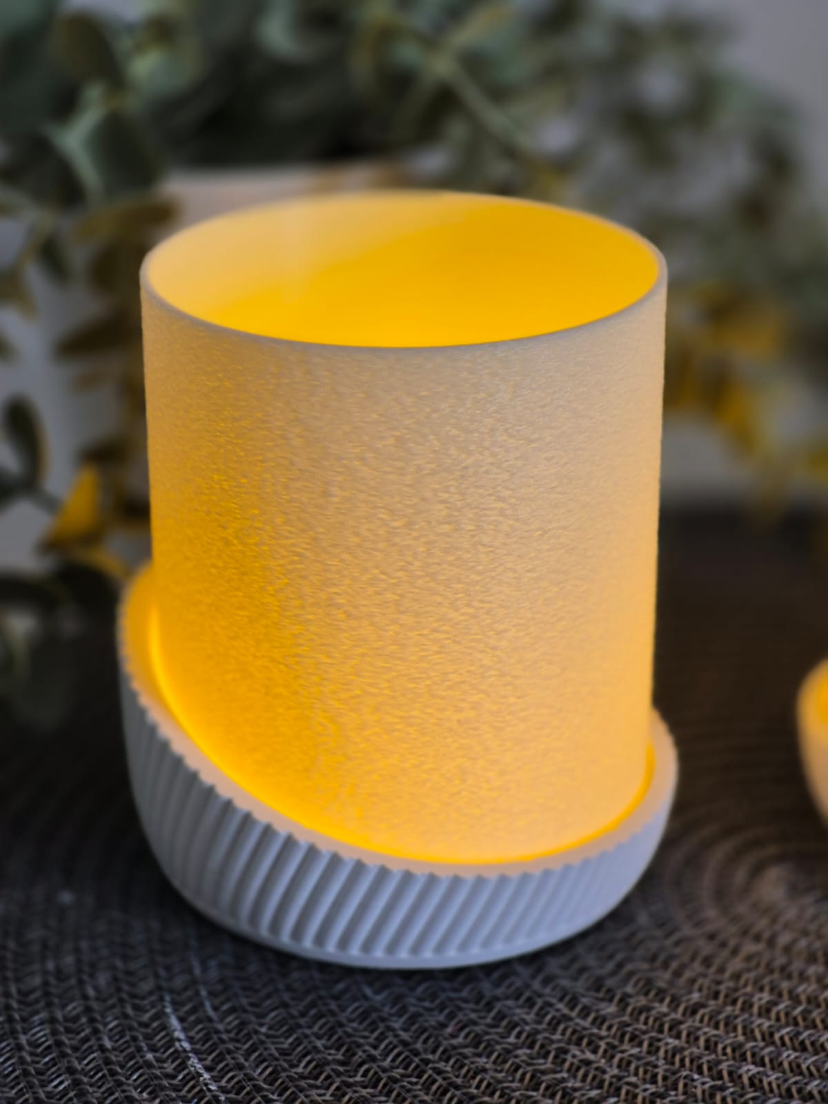 3D Druckdateien Windlicht - passt für "Schiefes Ding" Rille + Fuzzy