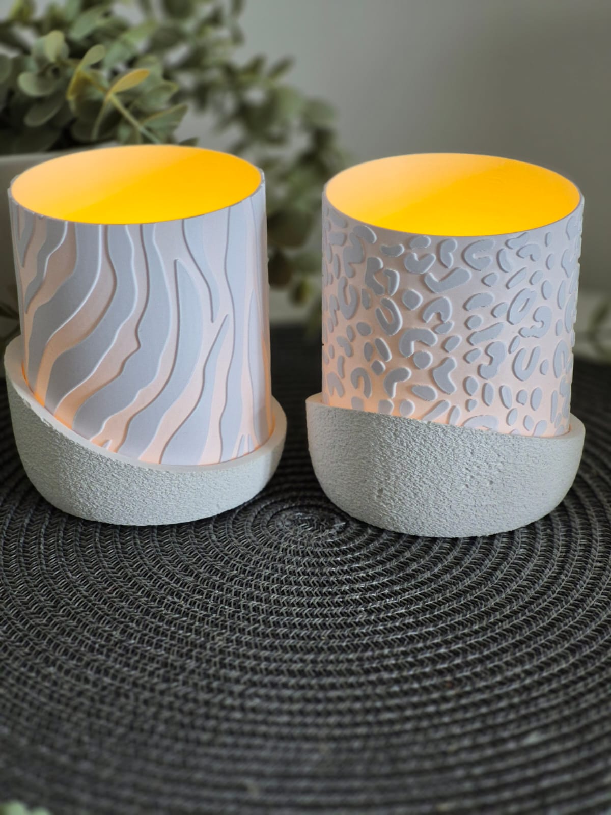 3D Druckdateien Windlicht - passt für "schiefes Ding" Zebra und Leo