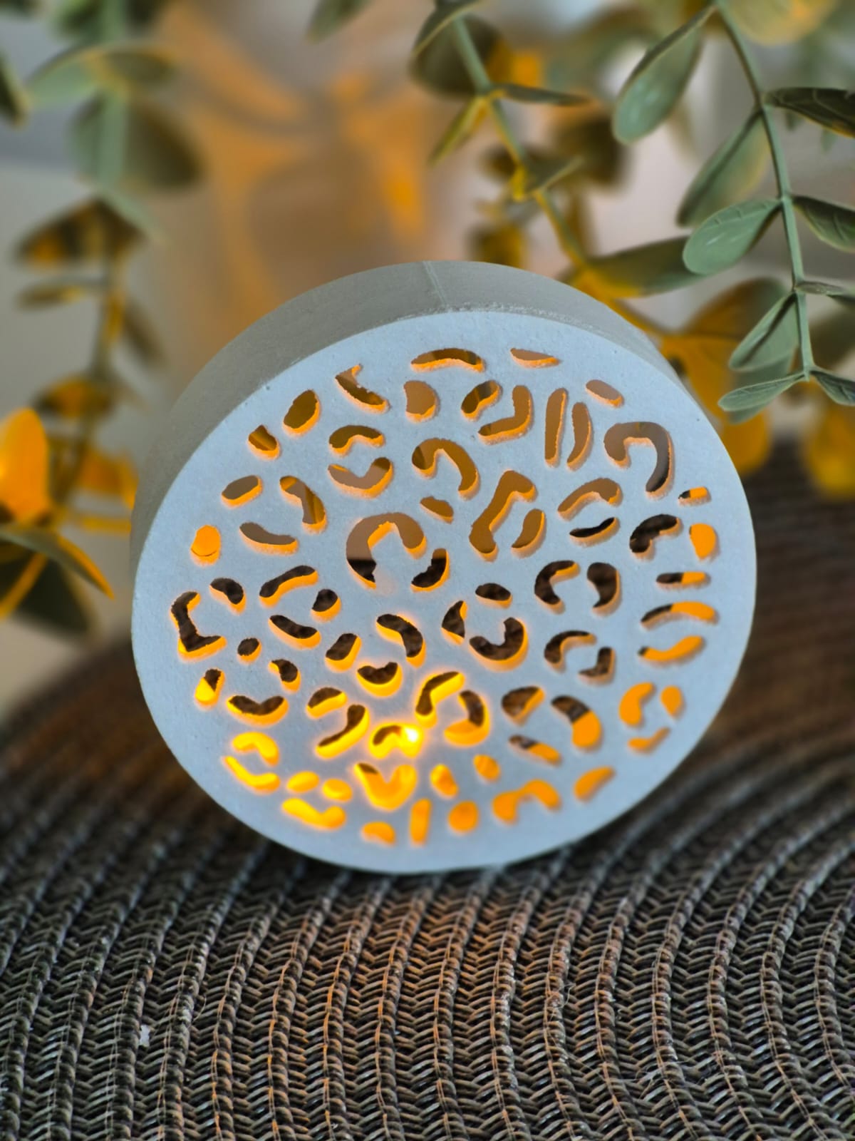 Silikonform Kreisdesign für Ballonlicht Leo und Zebra