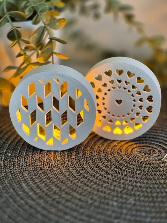 Silikonform Kreise LOVEparade und 70er Tapete