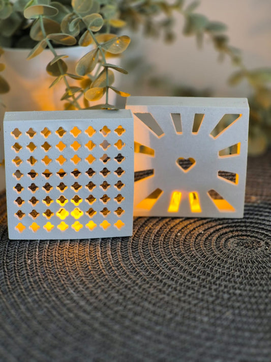 Silikonform Kachelform LOVEparade und 70er Tapete