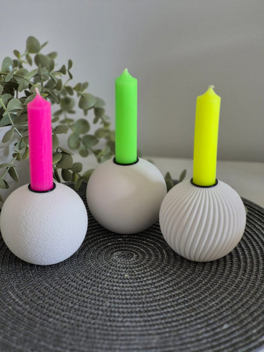 Silikonform Kerzenhalter Kugel