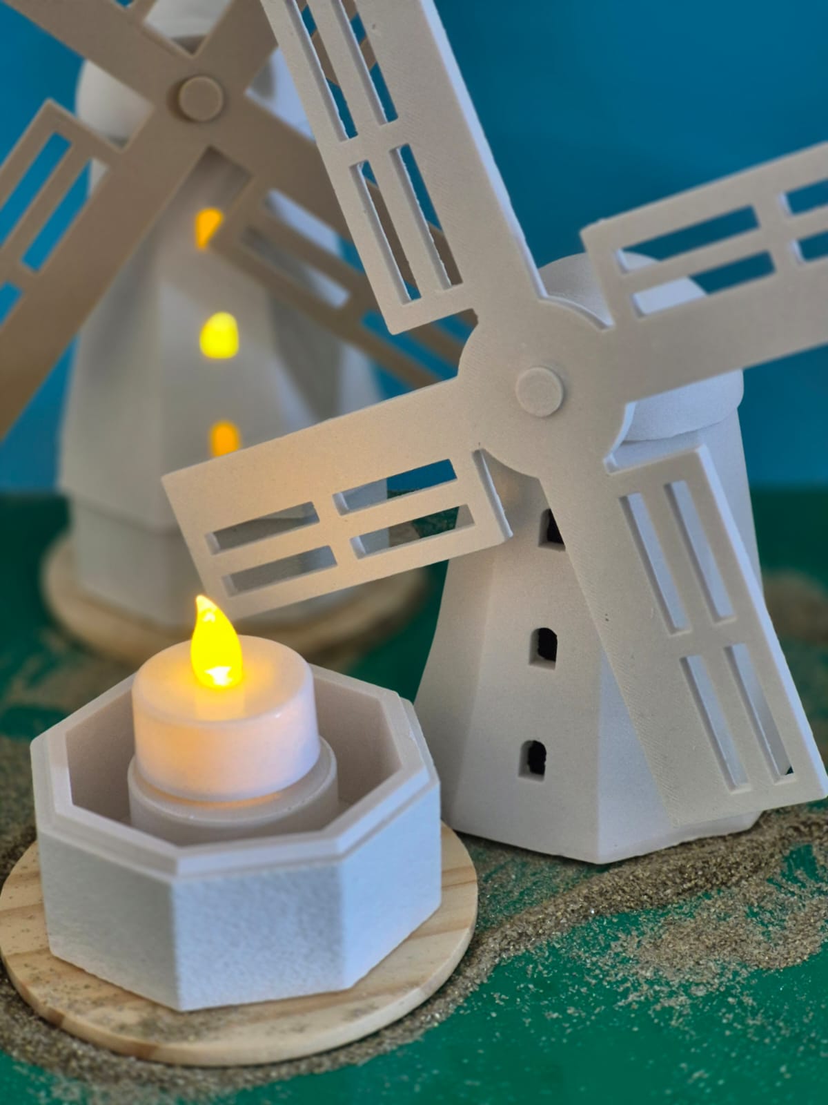 Silikonform Windmühle 5-teilig